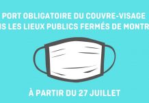 Montreal, 7월 27일부터 실내 공공 장소에서 마스크를 착용 의무화