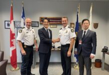 김상도 총영사, 퀘벡시티 경찰(SPVQ) 방문