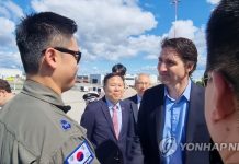 트뤼도 “韓 산불진화 영웅 감사” 尹대통령 “양국 우호 전기”