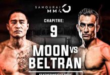 MMA 격투기 선수 David Moon (문세준) 12월 1일 MMA 매치 확정